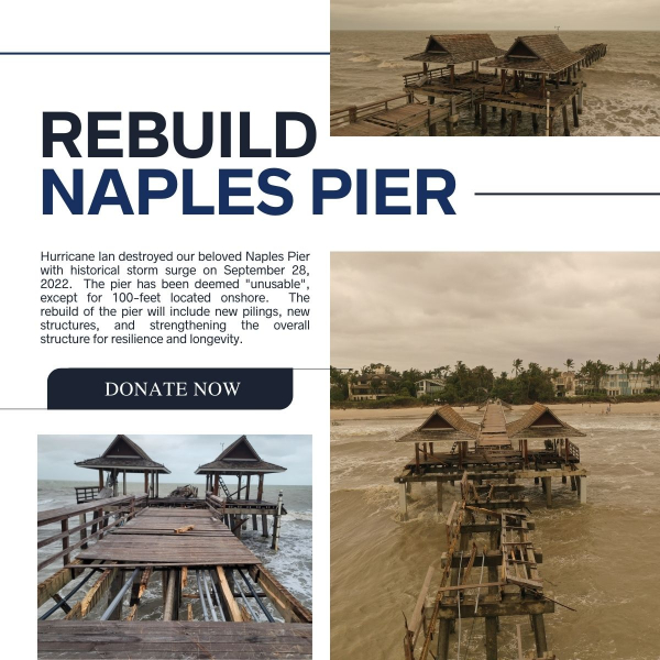 Naples Pier Rebuild Donation Button