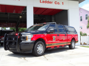 Chief #3 is a Ford F-150 and was placed in service mid-2021. This Command Vehicle is assigned to the Deputy Chief of Emergency Management.