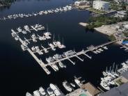 Naples City Dock - Aerial