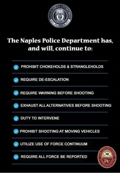 NPD has, and will, continue to follow steps in response to resistance