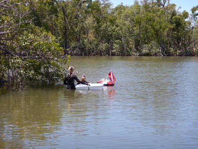 Site 3 excavation for oyster count