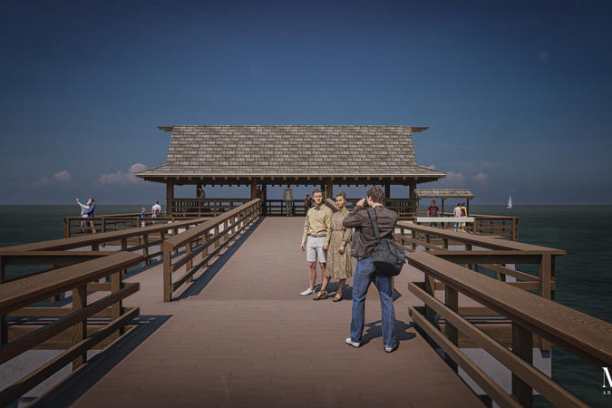 Naples Pier - Ramp and End Pavilion 